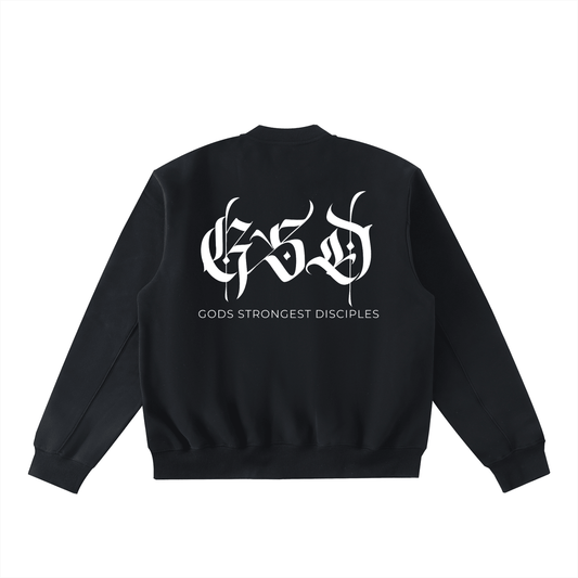 Essential Zip - Up Fleeced Varsity Jacket - EDEN