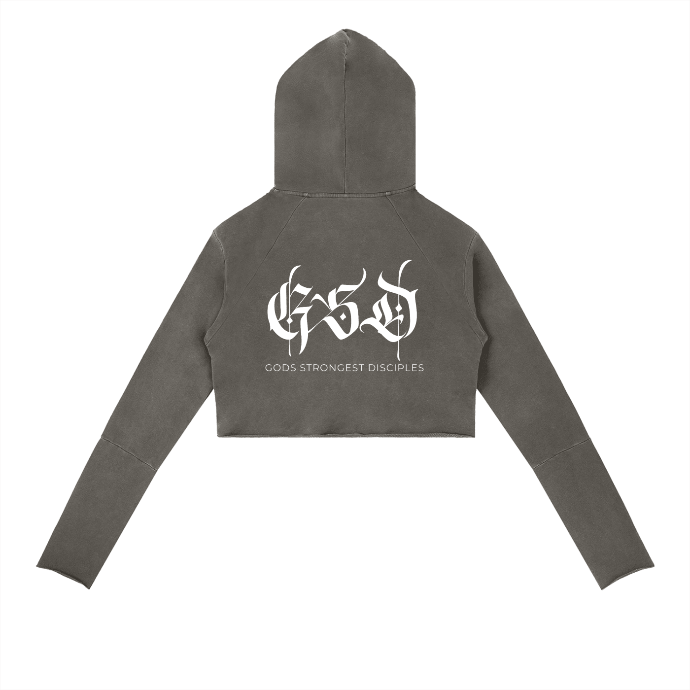 Vintage Washed Raw Edge Hoodie - EDEN