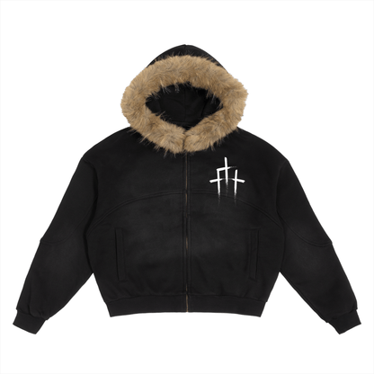 Essential GSD Fur Hoodie - EDEN