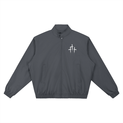 Essentials Stand Collar Bomber - EDEN