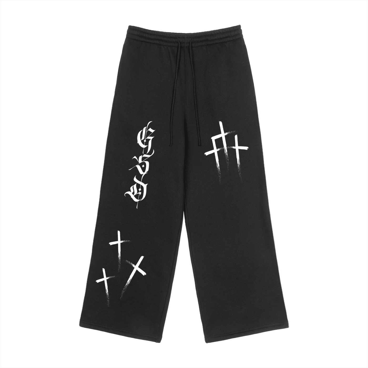 Fleece Drawstring Straight - Leg Sweatpants - EDEN