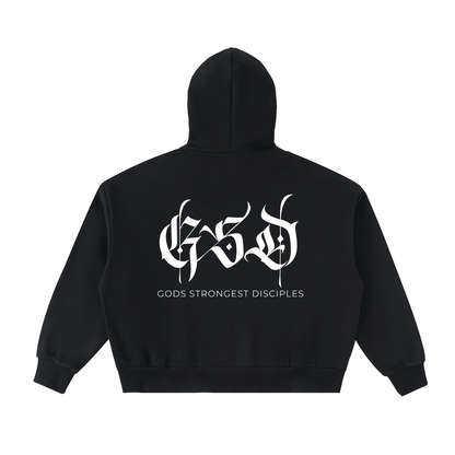 Fleeced Full - Zip Boxy Hoodie - EDEN