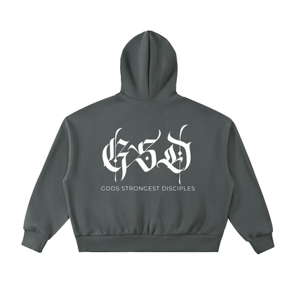 Fleeced Full - Zip Boxy Hoodie - EDEN