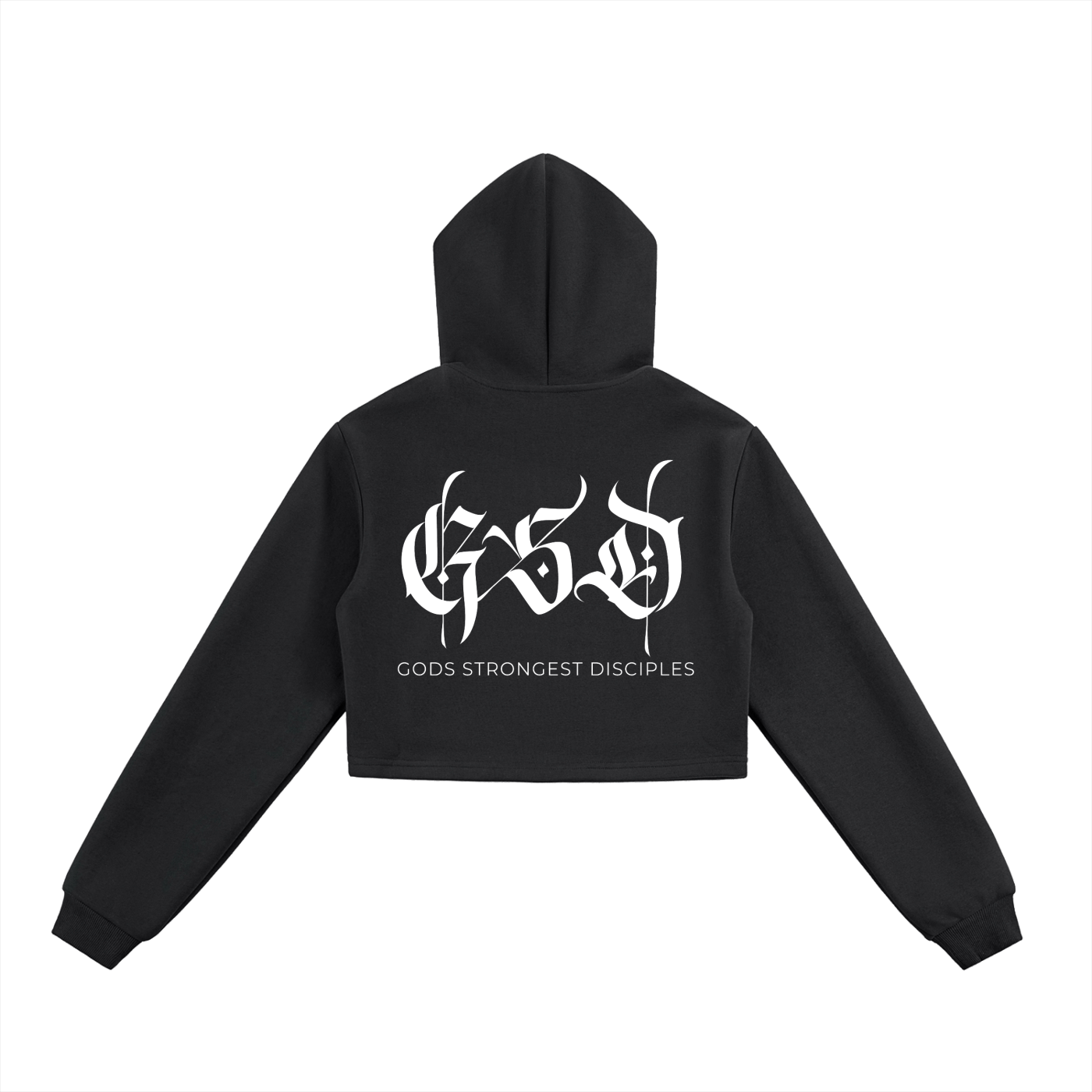 GSD Cropped Zip - Up Hoodie - EDEN