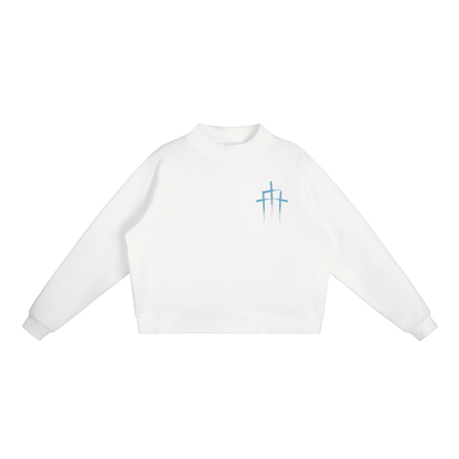 GSD Mock - Neck Crew Sweatshirt - EDEN