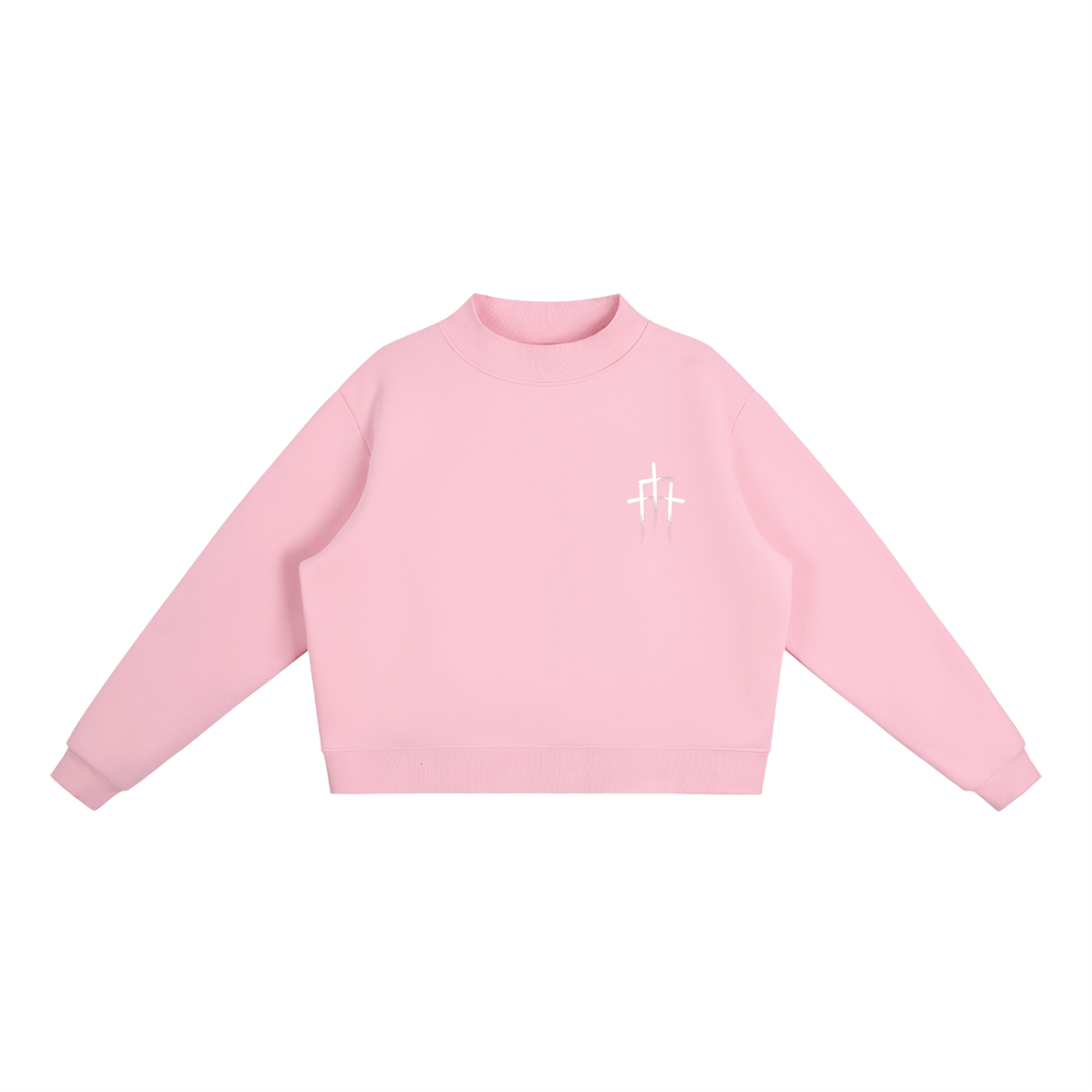 GSD Mock - Neck Crew Sweatshirt - EDEN