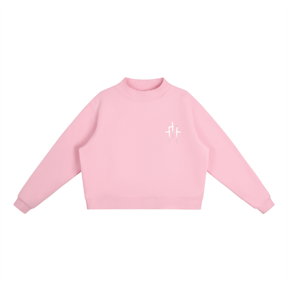 GSD Mock - Neck Crew Sweatshirt - EDEN