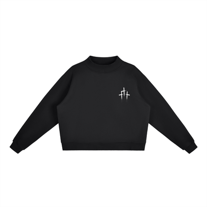 GSD Mock - Neck Crew Sweatshirt - EDEN