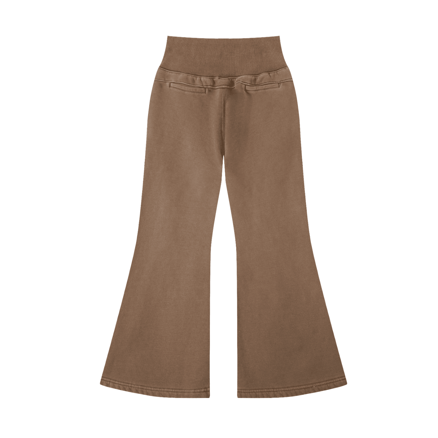 Vintage Washed Flared Fleece Pants - EDEN