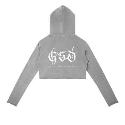 Vintage Washed Raw Edge Hoodie - EDEN