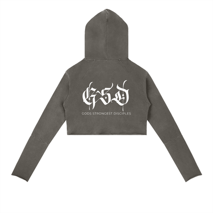 Vintage Washed Raw Edge Hoodie - EDEN